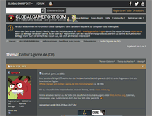Tablet Screenshot of en.gothic3-game.de